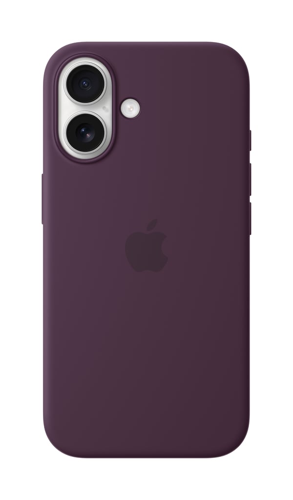 Apple iPhone 16:n MagSafe-silikonikuori - luumu