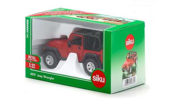 Siku Jeep Wrangler Modellpersonbil Förmonterad 1:32