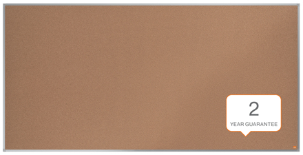 Nobo 1915347 anslagstavla med ficka Brun Aluminium