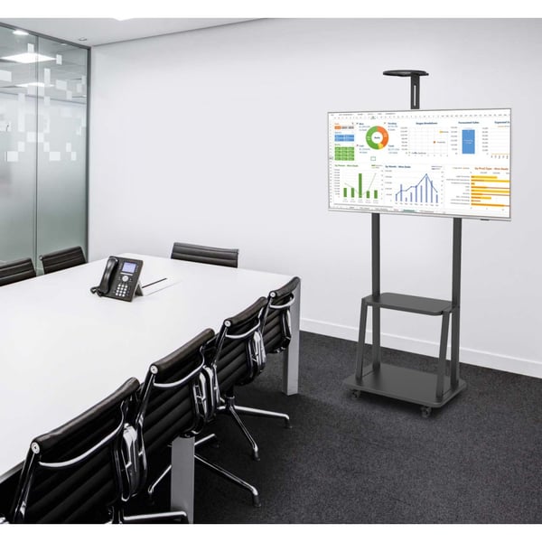 Techly ICA-TR33 skærmbeslag til skiltning 177,8 cm (70") Sort