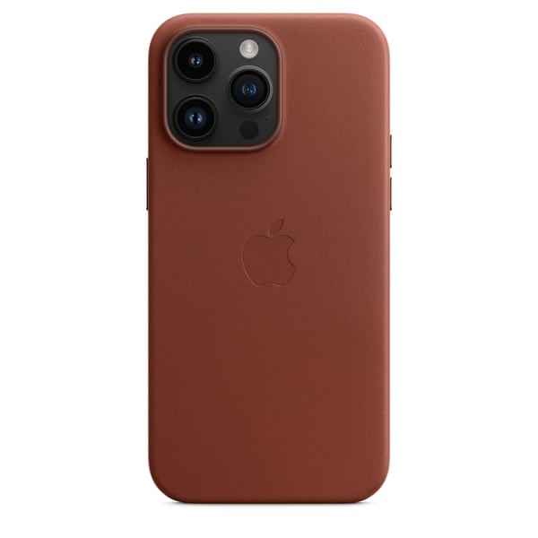 Apple Læder-etui med MagSafe til iPhone 14 Pro Max – umbra