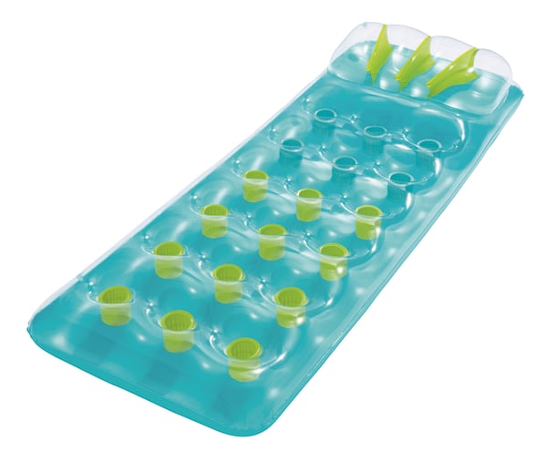Bestway 43015 pool- och badmadrass Grön, Transparent, Gul Vinyl