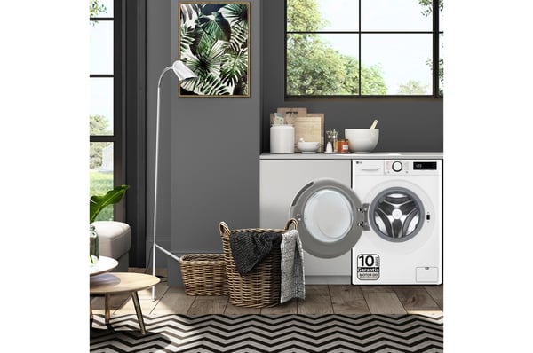 LG F4WR6013AGW vaskemaskine Front-læsning 13 kg 1360 rpm Hvid