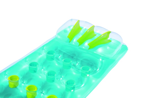 Bestway 43015 pool- och badmadrass Grön, Transparent, Gul Vinyl
