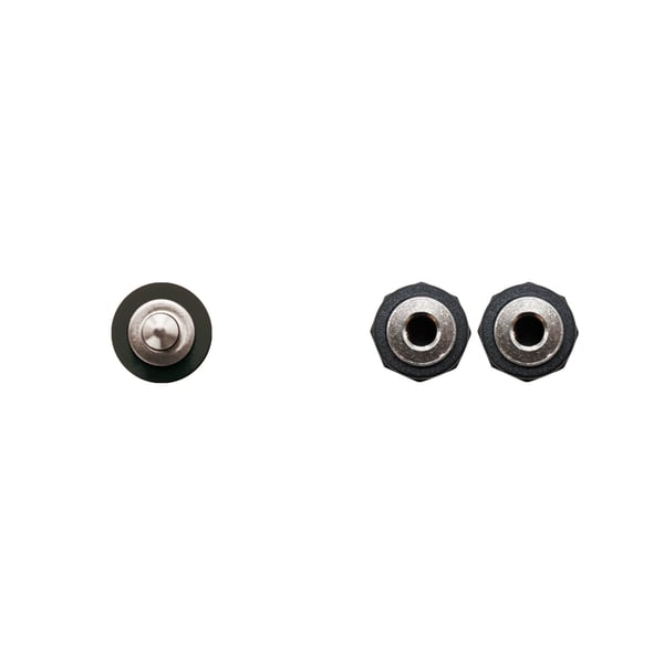 Nanocable 10.24.1200 ljudkabel 0,15 m 2 x 3.5mm 3,5mm Svart