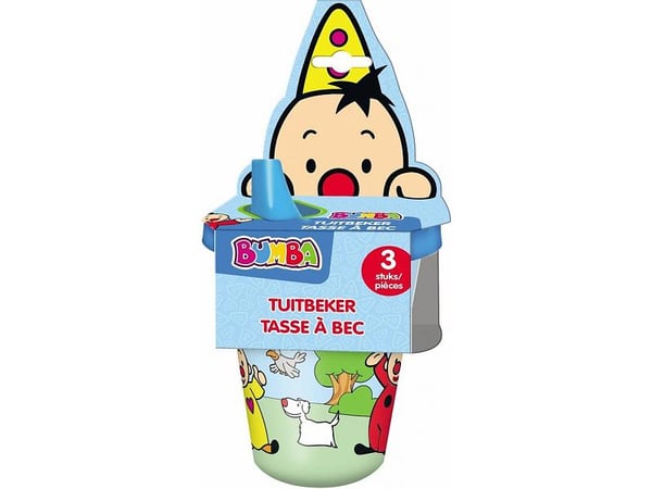 Studio 100 Bumba Training Beaker kop Flerfarvet Universel 3 stk