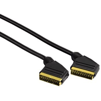 Hama 00011945 Scart kaapeli 3 m RCA Musta