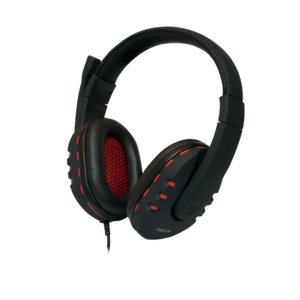 LogiLink HS0033 hovedtelefoner/headset Ledningsført Opkald/musik Sort, Rød