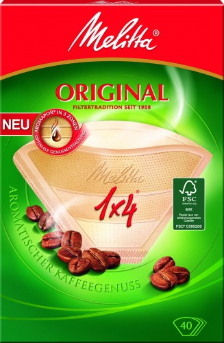 Melitta Aroma-Filtertüten 1x4 Ruskea Taloustavaran suodatin