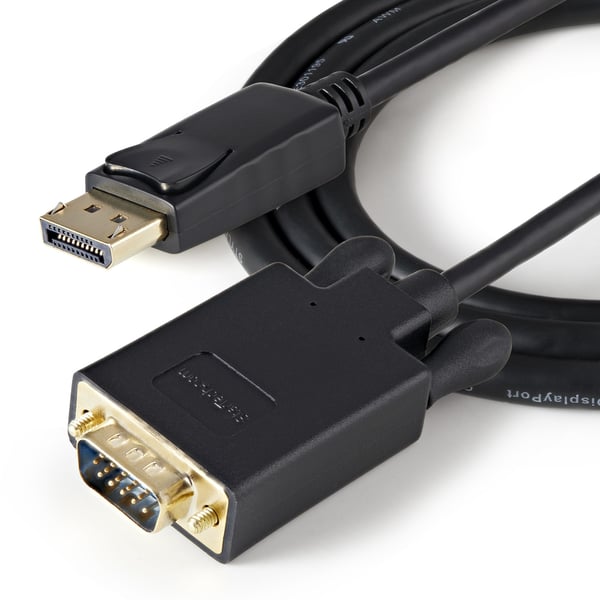 StarTech.com DP2VGAMM3B videokaapeli-adapteri 0,91 m DisplayPort VGA (D-Sub) Musta