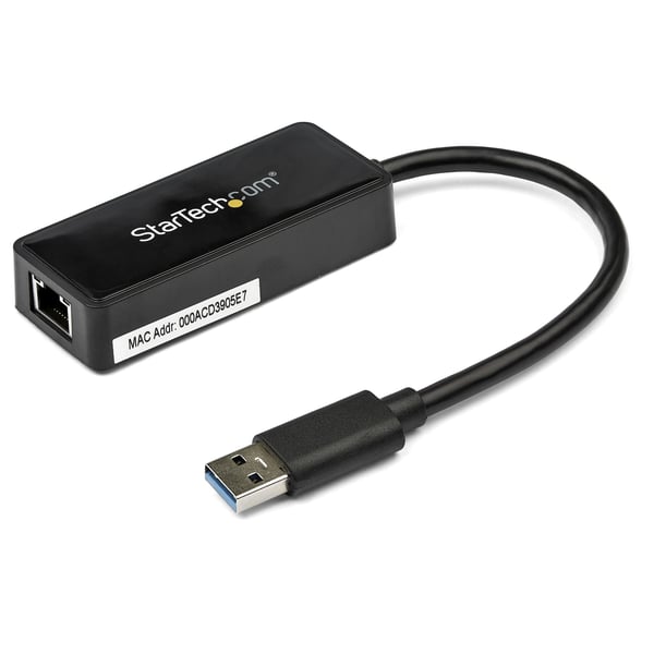 StarTech.com USB 3.0 SuperSpeed till Gigabit Ethernet LAN-adapter med USB-port