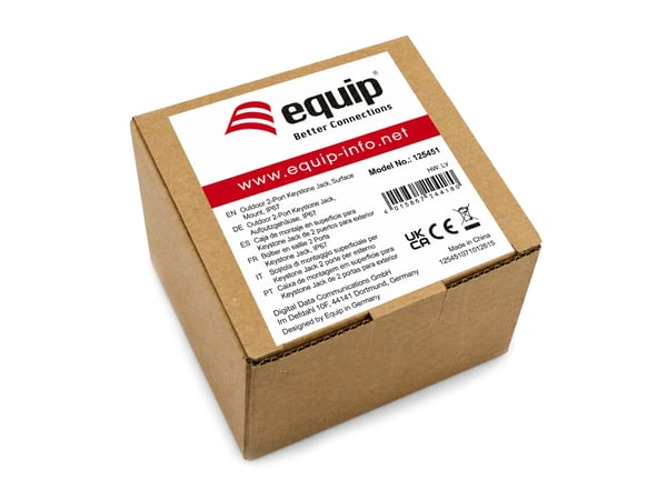 Equip 125451 Tilbehør til Keystone-moduler Distributionsboks