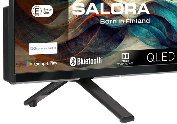 Salora 55QLED320 TV 139,7 cm (55") 4K Ultra HD Smart TV Wi-Fi Sort 350 cd/m²