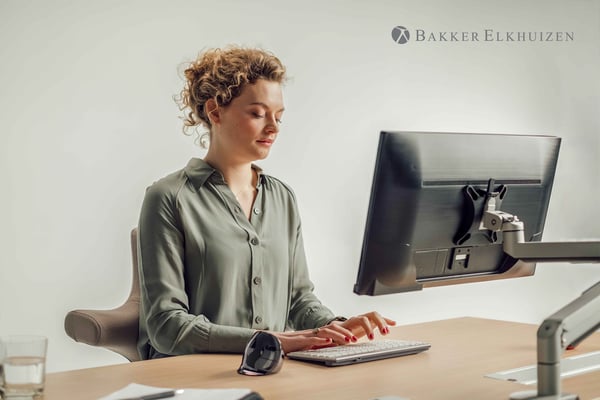 BakkerElkhuizen Evoluent D Medium Wireless datormöss Kontor Högerhand RF Trådlös laser 3200 DPI