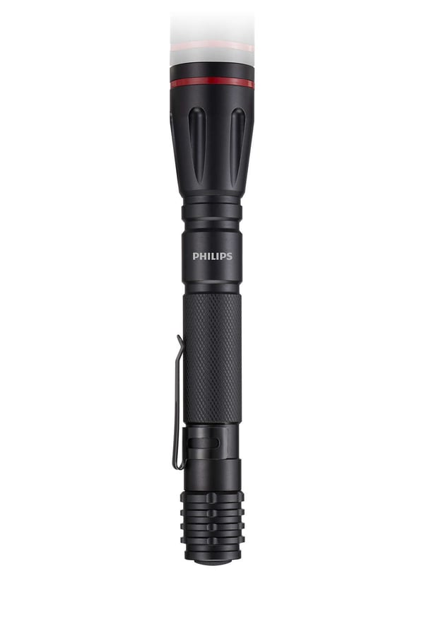 Philips SFL1001P/10 lommelygte Sort Push lommelygte LED