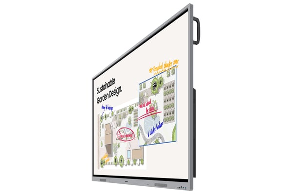 Samsung WE86FX Interaktivt whiteboard 2,18 m (86") 3840 x 2160 pixel Berøringsskærm Grå HDMI