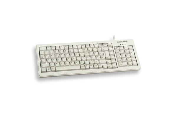 CHERRY XS G84-5200 tangentbord Kontor USB + PS/2 AZERTY Fransk Grå