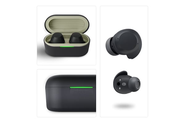 LG BUDSLITE.AEUSLBK kuulokkeet ja kuulokemikrofoni True Wireless Stereo (TWS) In-ear Puhelut/Musiikki/Urheilu/Päivittäinen USB Type-C Bluetooth Musta
