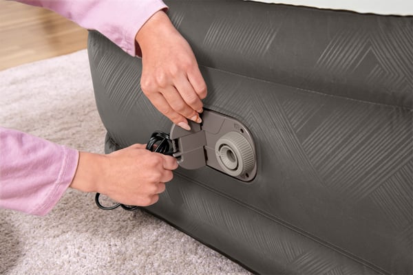 Bestway 69048 / 23 luftmadrass Enkelmadrass Grå, Vit Unisex