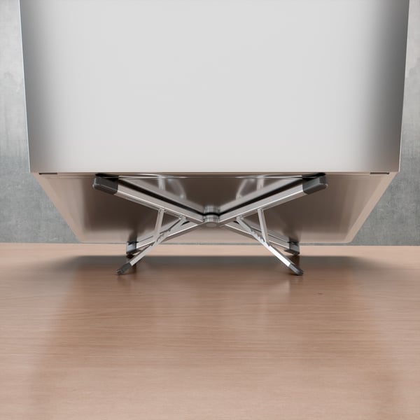 AISENS LPS4M-461 laptop stativ Stander til laptop og tablet Sølv 38,1 cm (15")