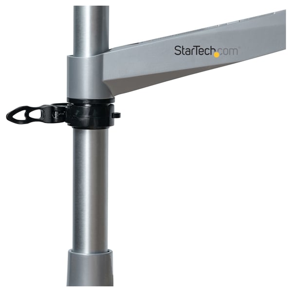 StarTech.com ARMPIVOTB2 monitorin kiinnike ja jalusta 86,4 cm (34") Vastaanotto Hopea