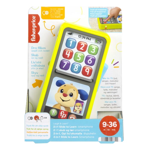 Fisher-Price Laugh & Learn 2-i-1 Slide to Learn-smartphone