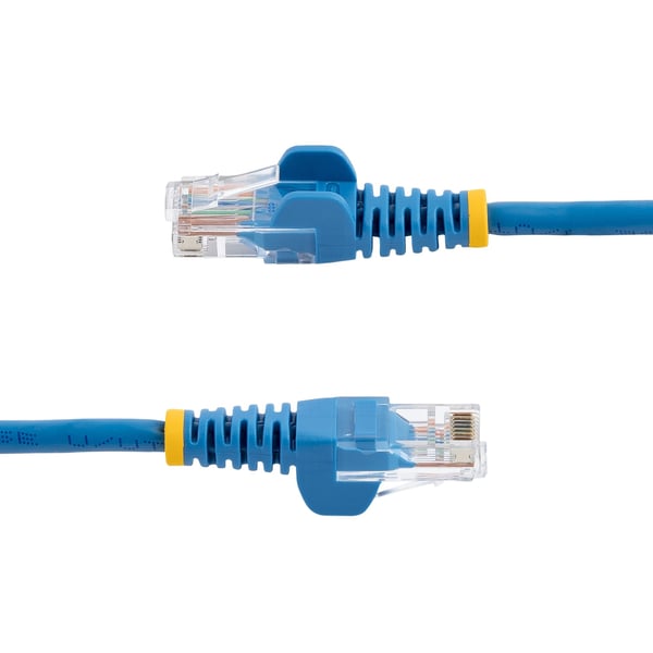 StarTech.com 3m Cat5e RJ45 UTP netværkskabel Snagless - Cat 5e patchkabel - Blå - Han / Han