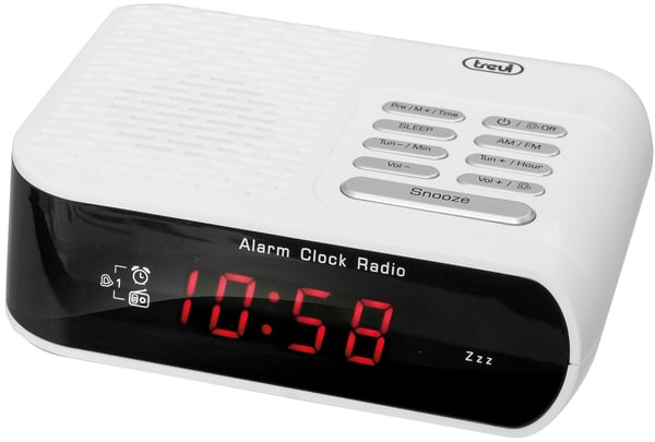 Trevi RC 827 D Klockradio Digital Vit
