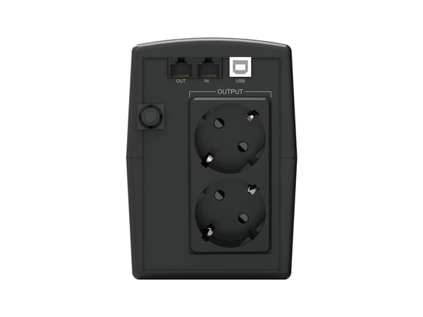 Conceptronic ZEUS02ES UPS-enhed Interaktivt indgangsstik 0,85 kVA 480 W 2 AC stikkontakt(er)