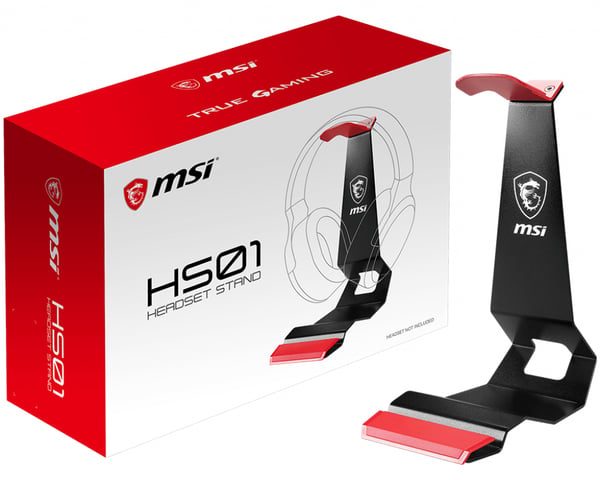 MSI HS01 HEADSET STAND hörlurstillbehör Hörlurshållare