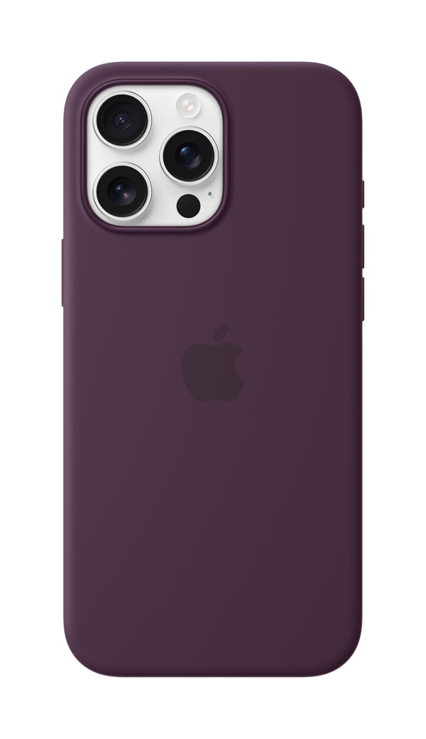 Apple iPhone 16 Pro Max:n MagSafe-silikonikuori - luumu Apple iPhone 16 Pro Max:n MagSafe-silikonikuori - luumu