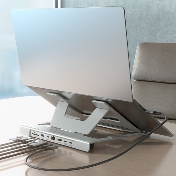 AISENS ASUC-7P045-GR laptop stativ Stander til laptop og tablet Grå 40,6 cm (16")