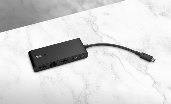 ASUS Dual 4K USB-C Dock DC201 Langallinen USB 3.2 Gen 2 (3.1 Gen 2) Type-C Musta