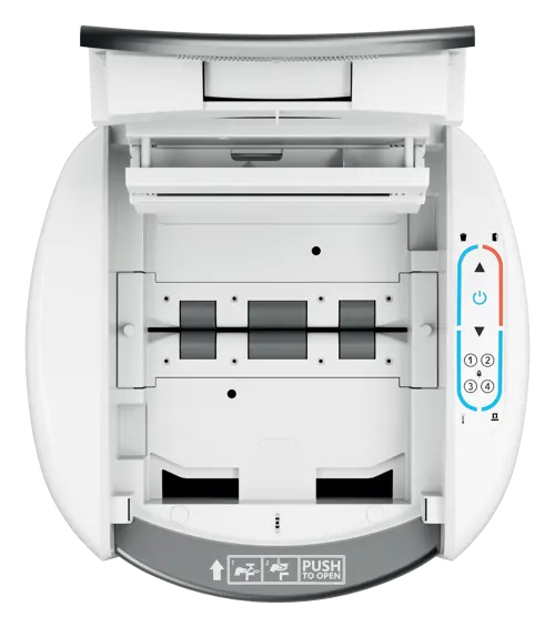 Leitz IQ OptiMax Autofeed Office 300 Dokumentförstörare P5 Micro Cut