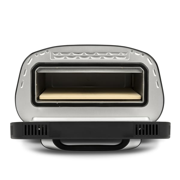 G3 Ferrari Pronto Pizza 2 minuti pitsan valmistaja & uuni 1 pitsa(a) 1700 W Musta, Hopea