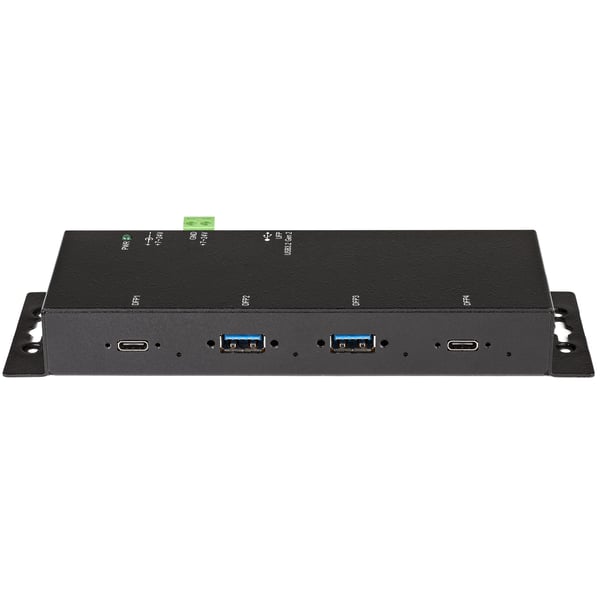 StarTech.com 4-portars USB-C-hub 10 Gbit/s – Industriell USB-C-hub i metall – 2x USB-C och 2x USB-A – ESD