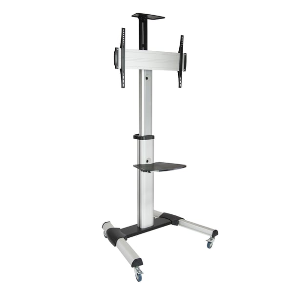 TooQ FS1870M-B skærmbeslag til skiltning 94 cm (37") Sort, Sølv
