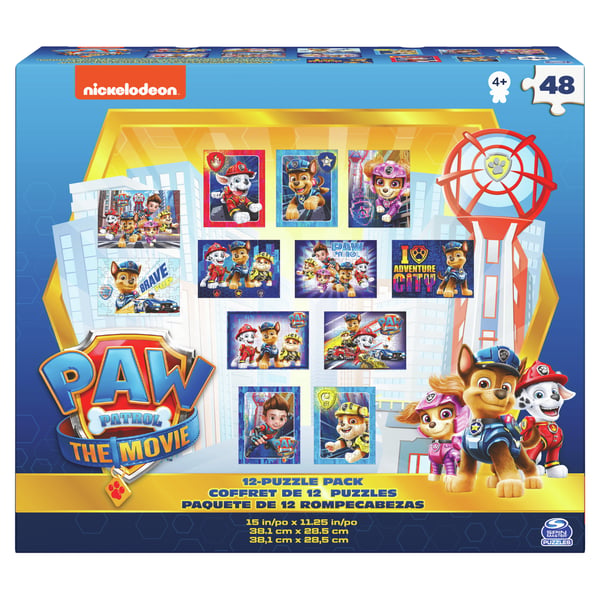 Games CGI KPZ PawP Kids 12Puzzle Pack GML Puslespil 180 stk Tegnefilm