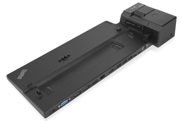 Lenovo 01HY744 dockningsstationer för bärbara datorer Dockning Svart