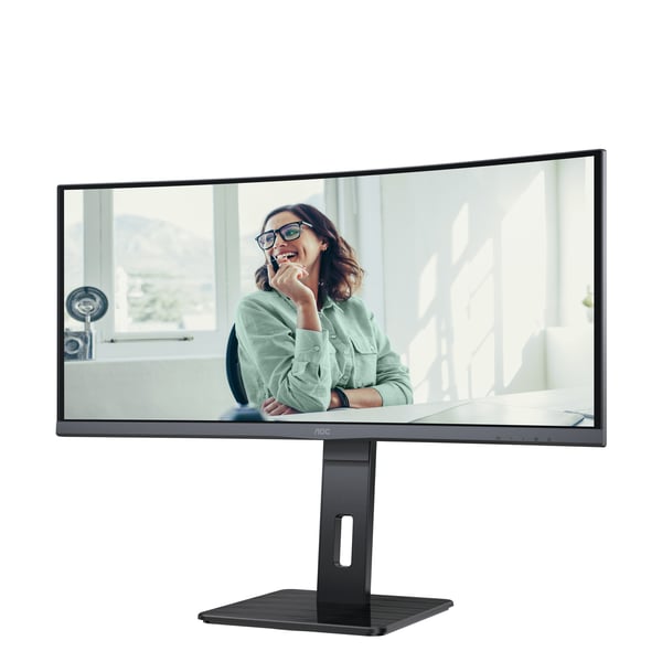 AOC CU34P3CV platta pc-skärmar 86,4 cm (34") 3440 x 1440 pixlar UltraWide Quad HD LED Svart