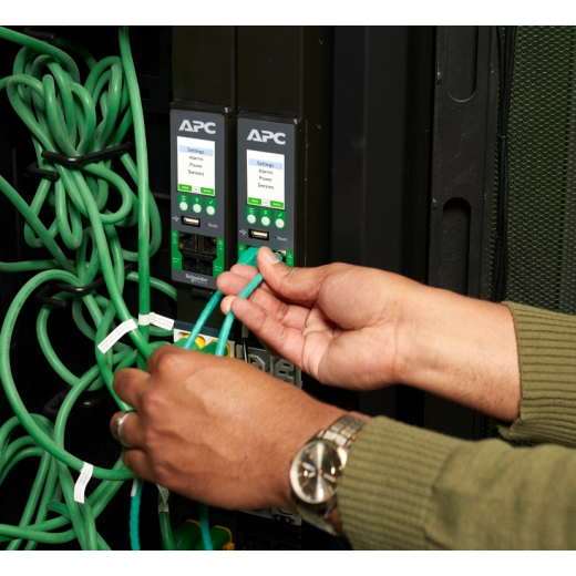 APC NetShelter Rack PDU Advanced strømforsyningsenhed (PDU) 48 AC stikkontakt(er) 0U Sort