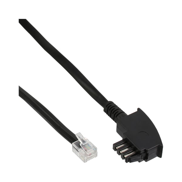 InLine 18820A telefonkabel 20 m Sort