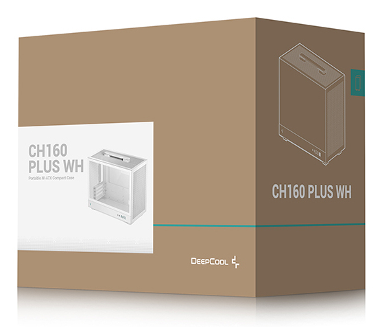 DeepCool CH160 PLUS WH Small Form Factor (SFF) Vit