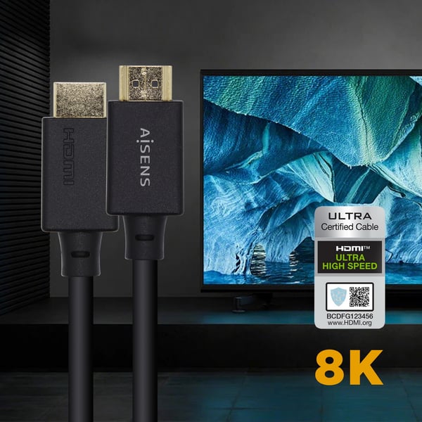 AISENS A150-0422 HDMI-kaapeli 1,5 m HDMI-tyyppi A (vakio) Musta