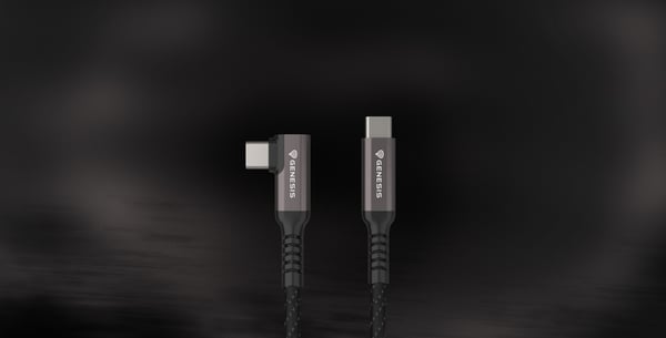 GENESIS NVC-2219 USB-kabel USB 3.2 Gen 2 (3.1 Gen 2) 5 m USB C 10 Gbit/sek. Sort, Grå