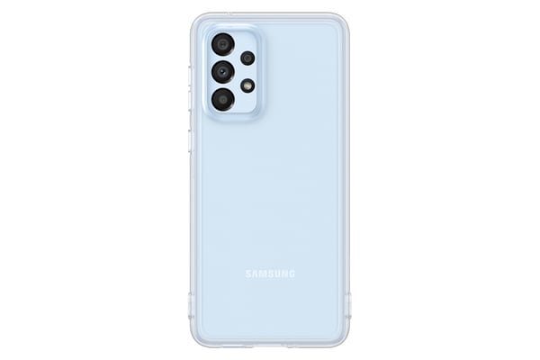 Samsung EF-QA336TTEGWW matkapuhelimen suojakotelo 16,5 cm (6.5") Suojus Läpinäkyvä