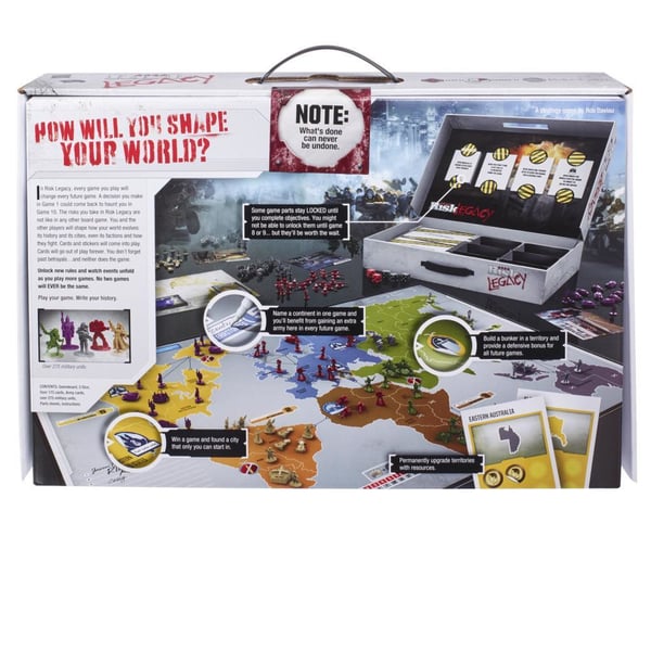 Hasbro Gaming Avalon Hill Risk Legacy Strategy Brætspil Strategi