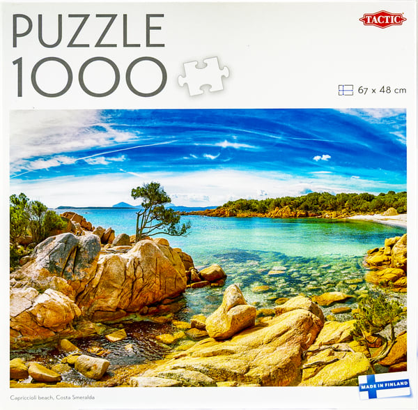 Tactic Lovers Capriccioli beach, Costa Smeralda Puslespil 1000 stk By