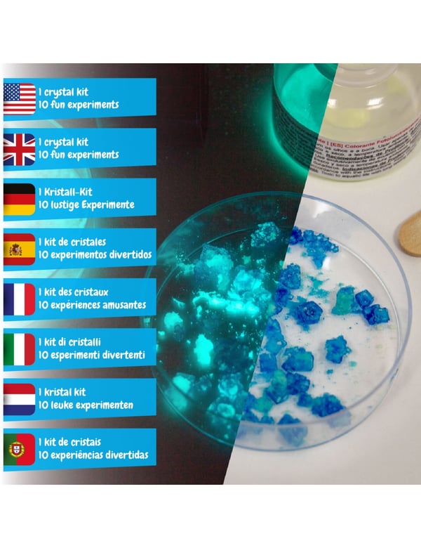 Science4You Crystal Factory Glow in the Dark