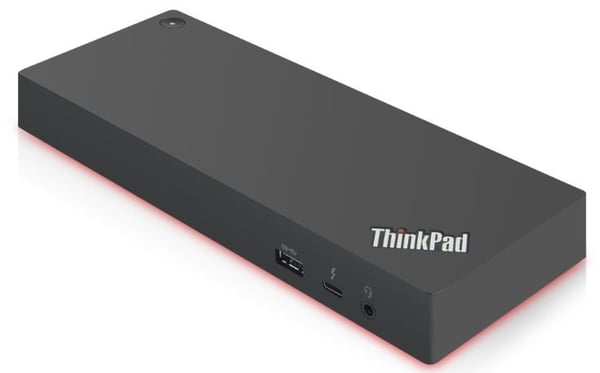 Lenovo Thunderbolt 3 Dock Gen2 Ledningsført Sort, Rød